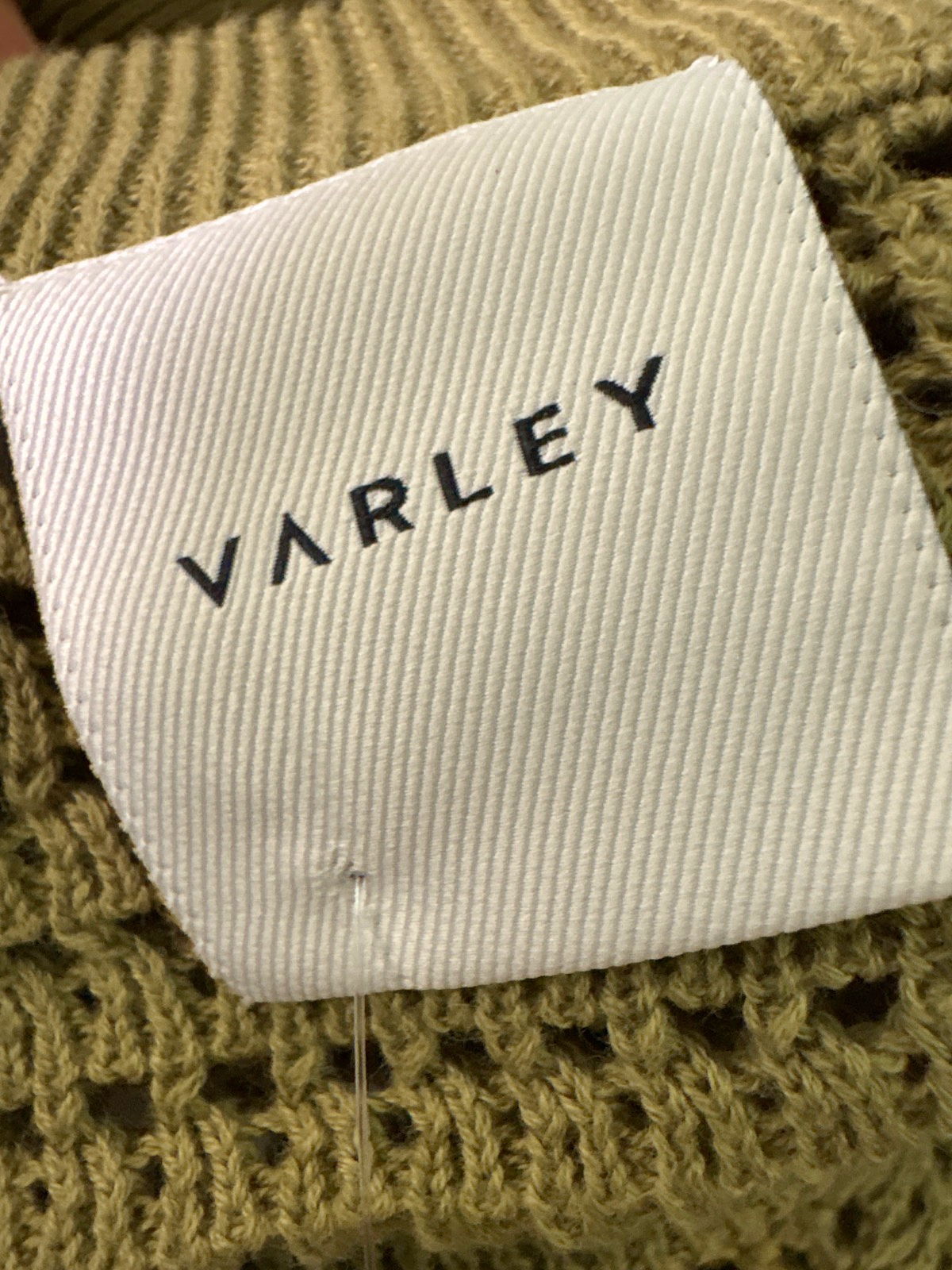 Varley Olive Kershaw Sweat top UK M