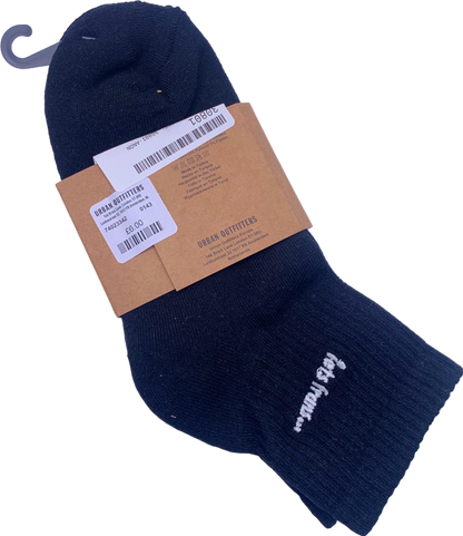 iets frans Navy Ankle Socks One Size