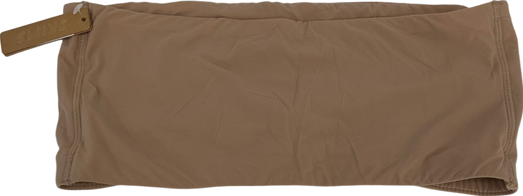 SKIMS Nude Bandeau Top In Clay UK M