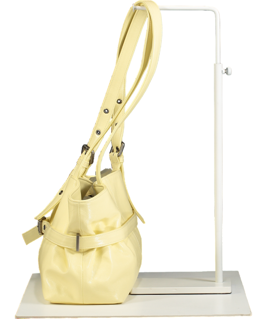 SAMO ONDOH Yellow Le Belt Tote/shoulder bag