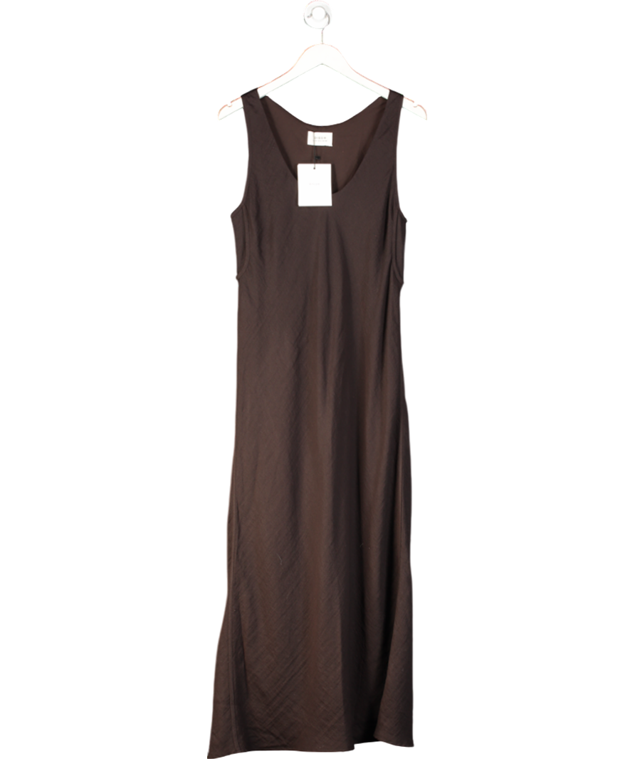 dish Brown Shiloh Butter Choc Scoop Neck Dress UK 6