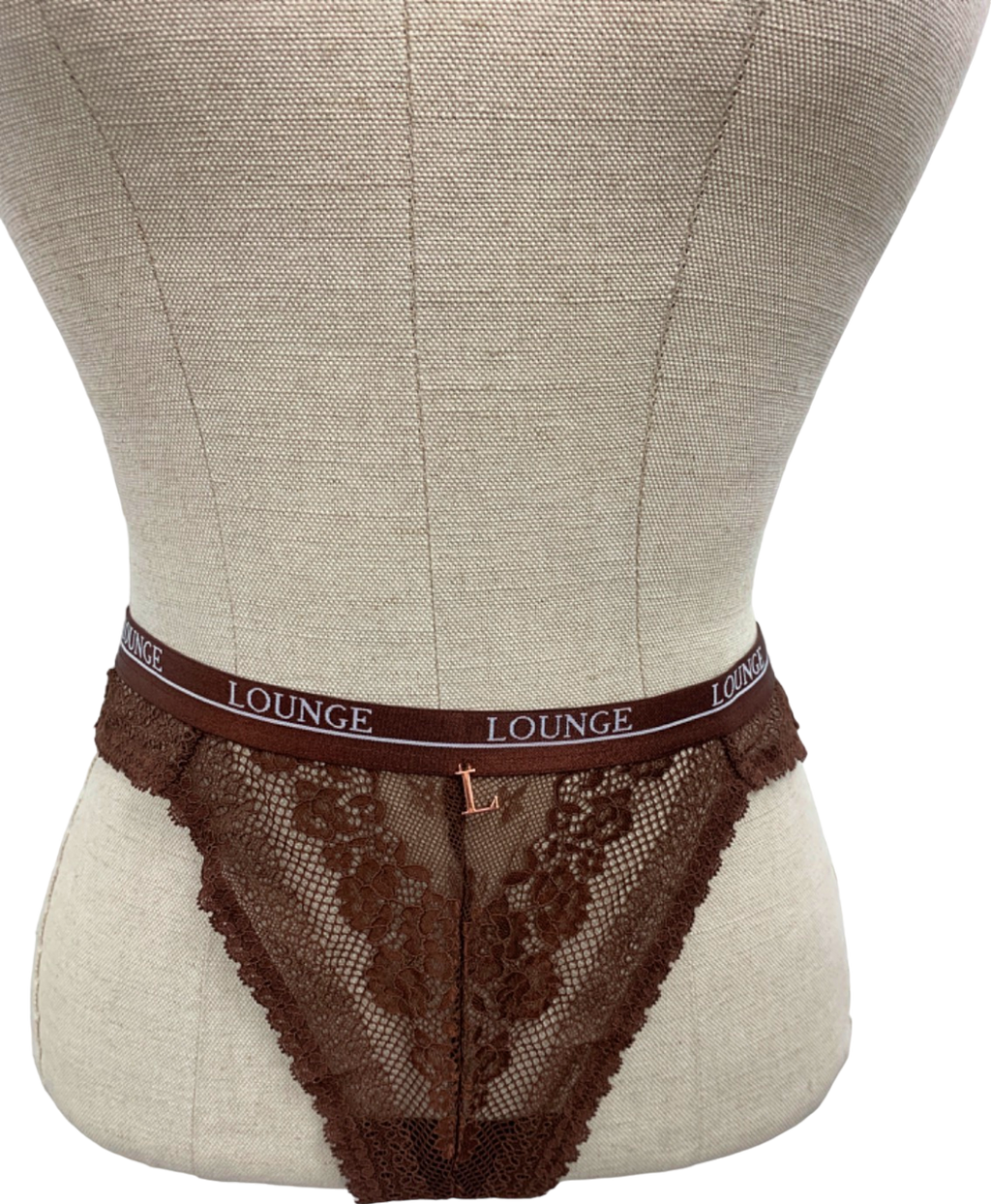 Lounge Brown Liberty Balcony Thong UK S
