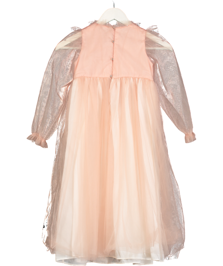 Bonpoint Pink Dalia Tulle Dress 8 Years
