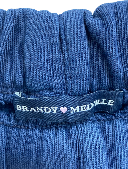 Brandy Melville Navy Wide Leg Pants UK 8
