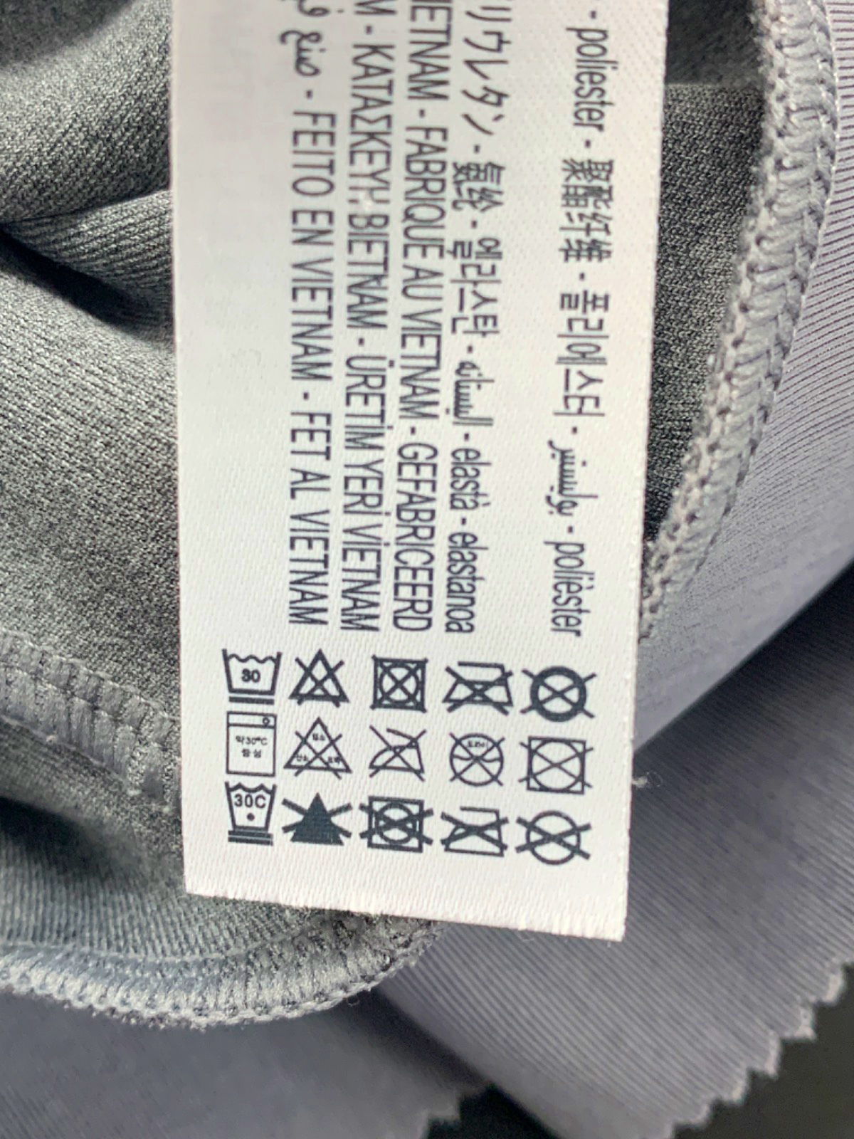 Oysho Grey Sports Bra and Shorts Set UK XS