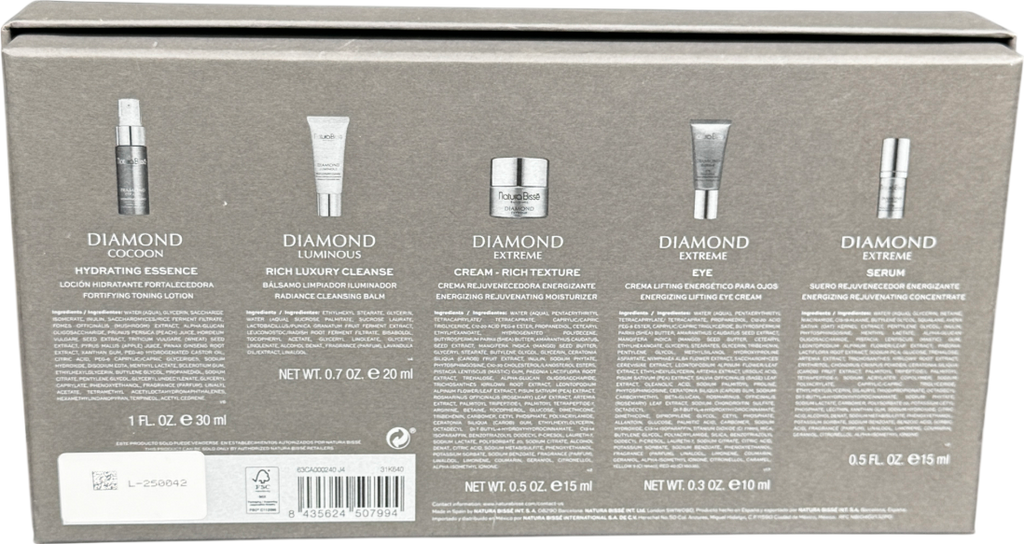 NATURABISSE DIAMOND Discovery Luxury Skincare Set (worth £337) 5 ITEMS