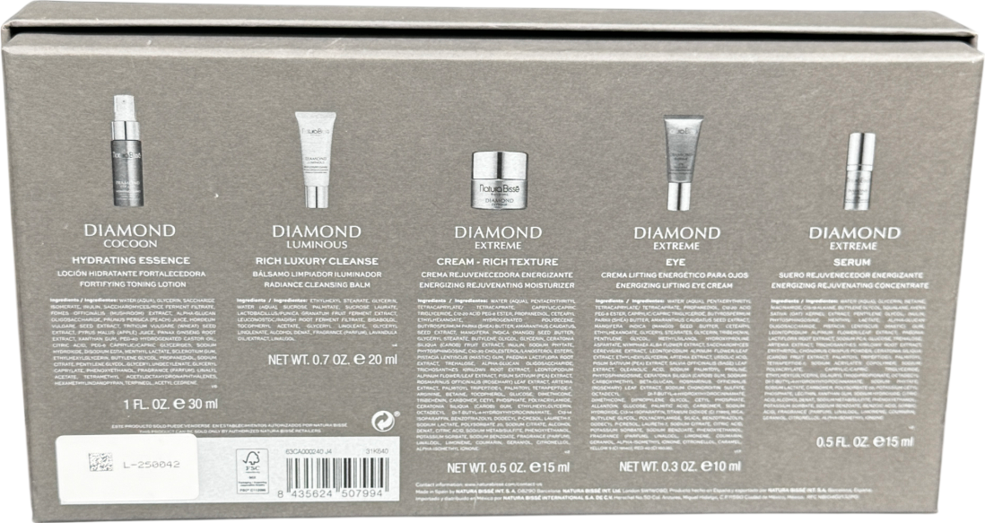 NATURABISSE DIAMOND Discovery Luxury Skincare Set (worth £337) 5 ITEMS