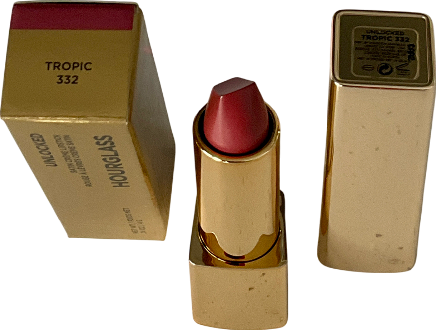 Hourglass Unlocked Satin Crème Lipstick 332 Tropic 4g