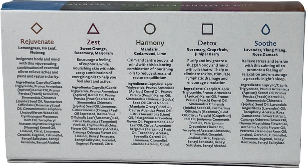 elemental herbology Five Elements Bath & Body Experience 5x10ml