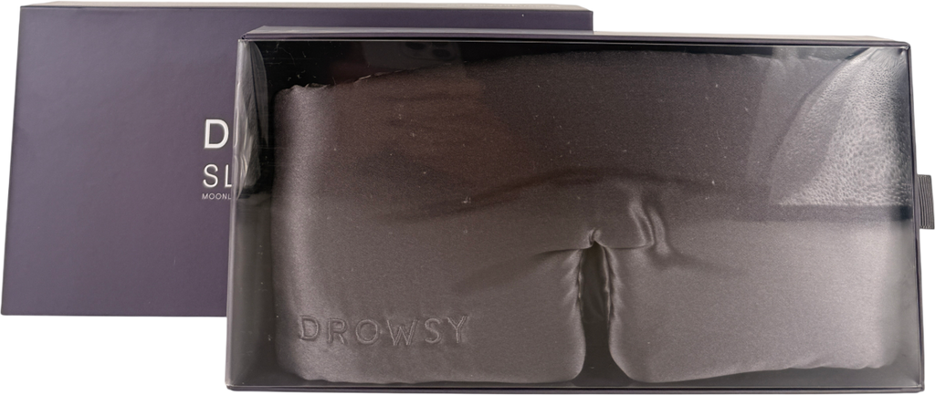 Drowsy Sleep Co Brand-embroidered Padded Silk Sleep Mask n/a
