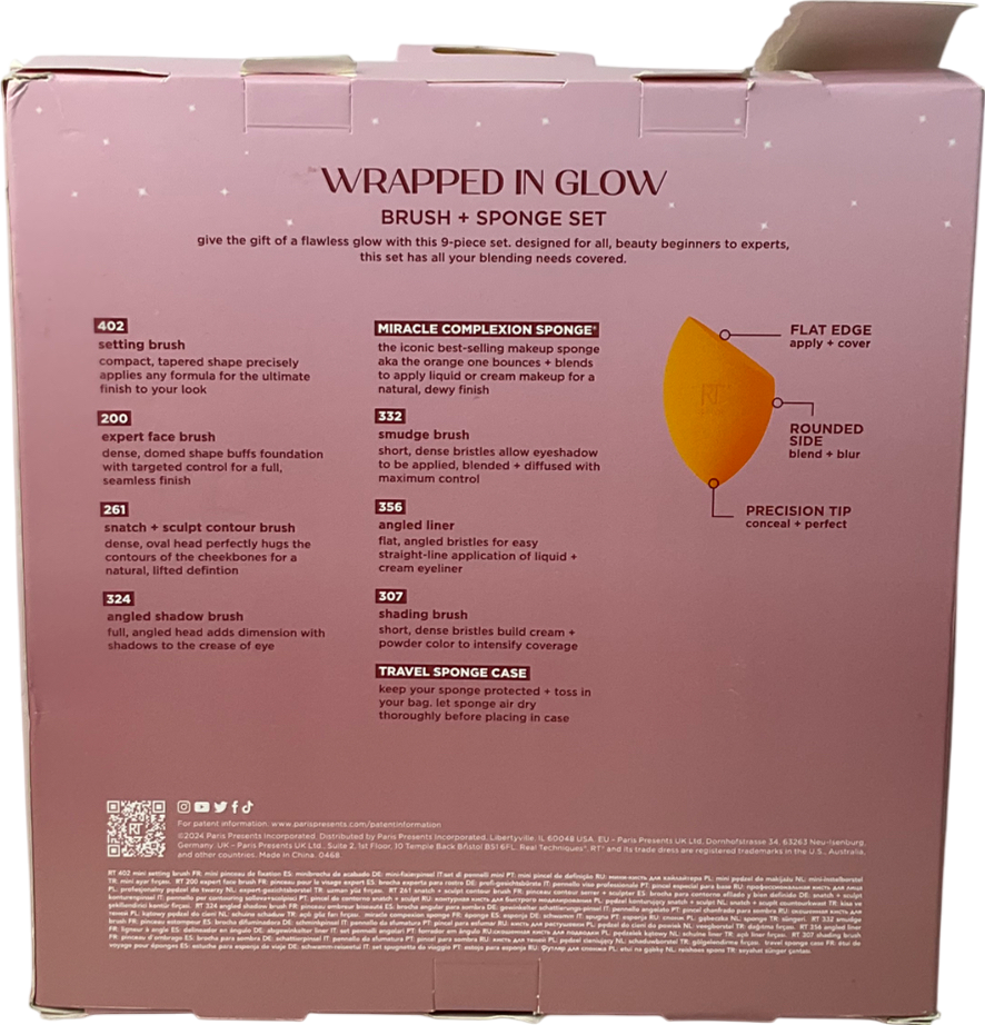 Real Techniques Wrapped In Glow Brush And Sponge One size