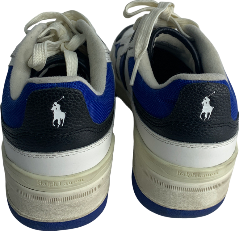 Polo Ralph Lauren Masters Sport In Blue White Trainers UK 6