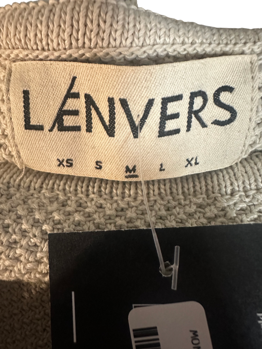 Lenvers Cream Short-sleeve Tee In Organic Cotton UK M