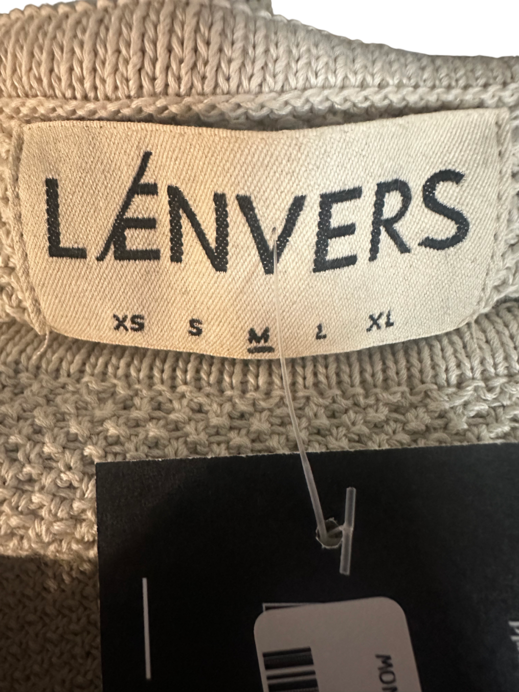 Lenvers Cream Short-sleeve Tee In Organic Cotton UK M