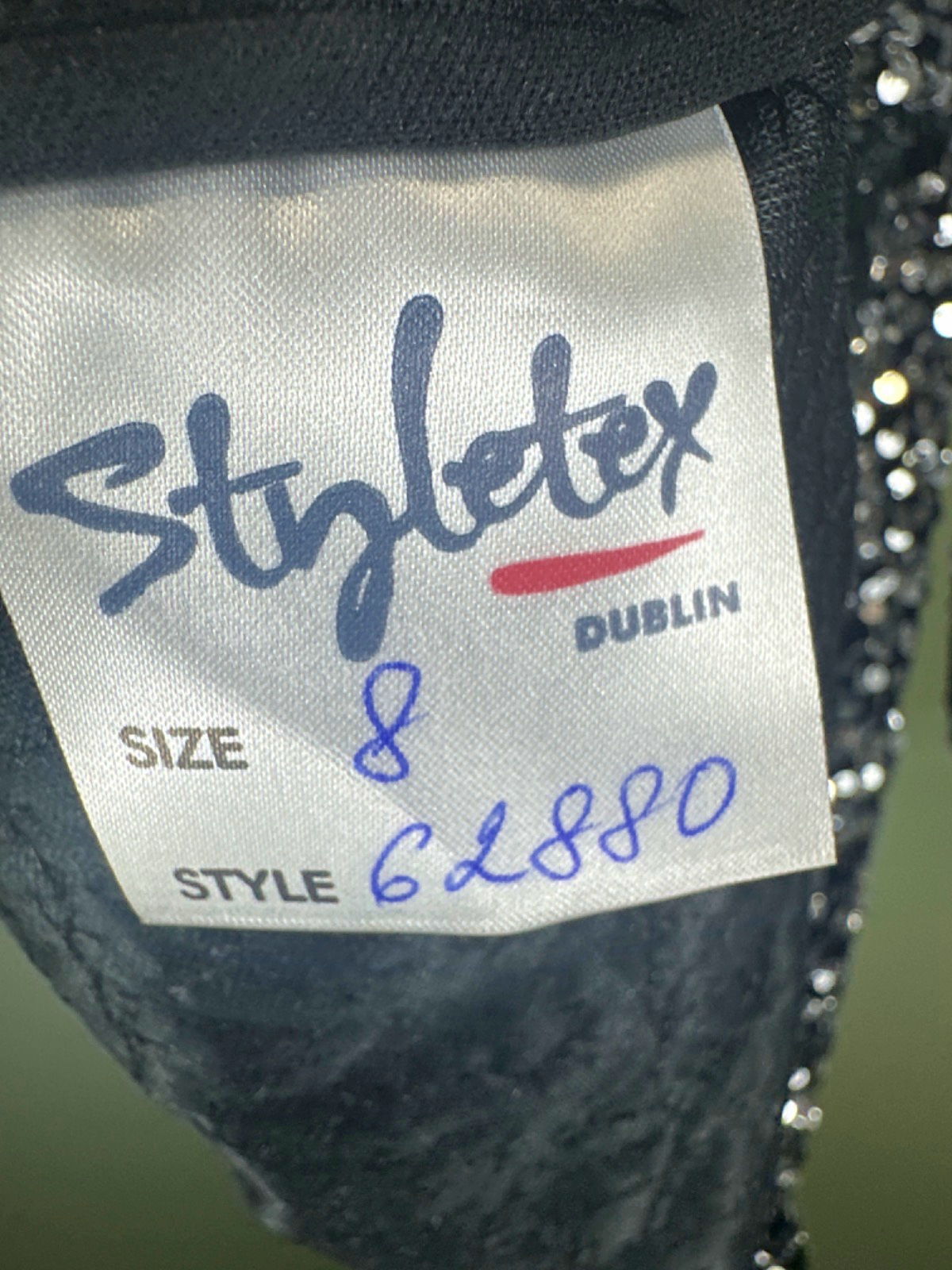 Friends Like These Black Sequin Mini Dress UK 8