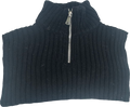 SL1P Black Quarter Zip Neck Warmer One Size
