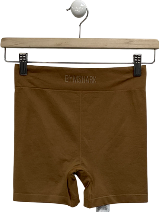 gymshark Beige Seamless Shorts UK S