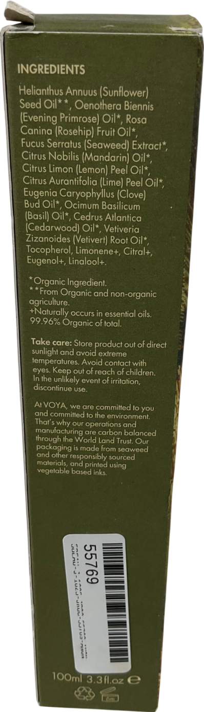 Voya Nourishing Body Oil 100ml