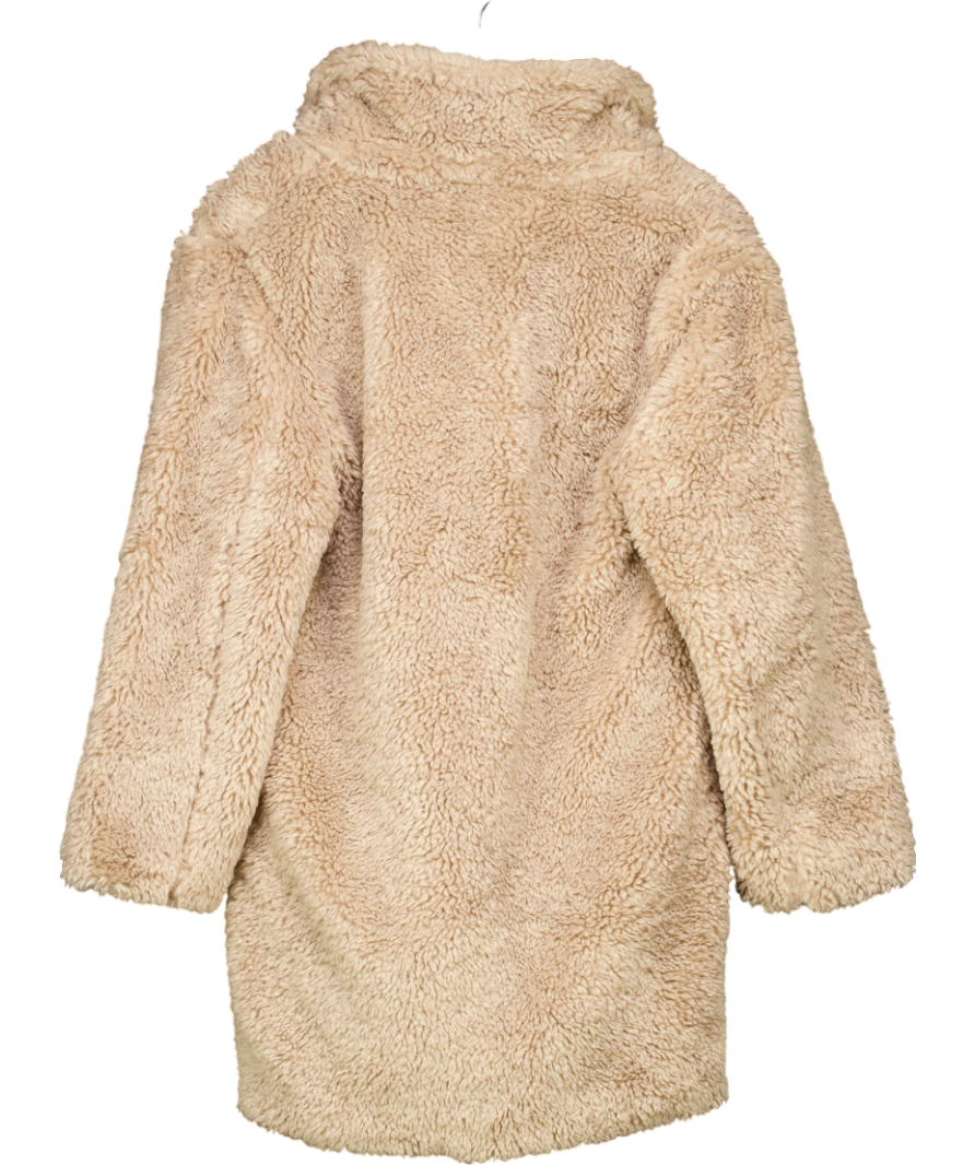 MANGO Beige Shearling Effect Coat 12 Years