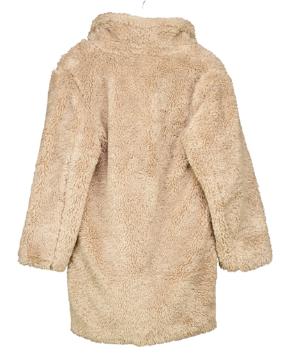 MANGO Beige Shearling Effect Coat 12 Years