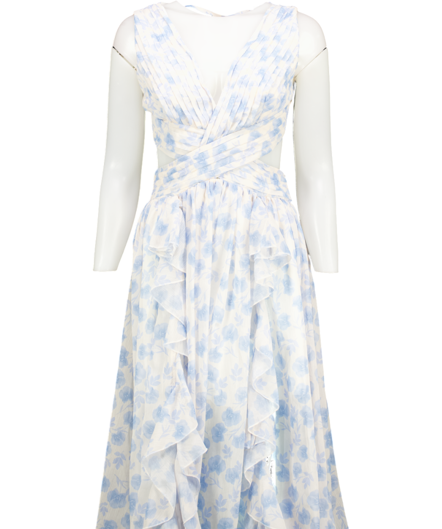 ALB Anne Louise Blue Astrid Maxi Dress UK 8