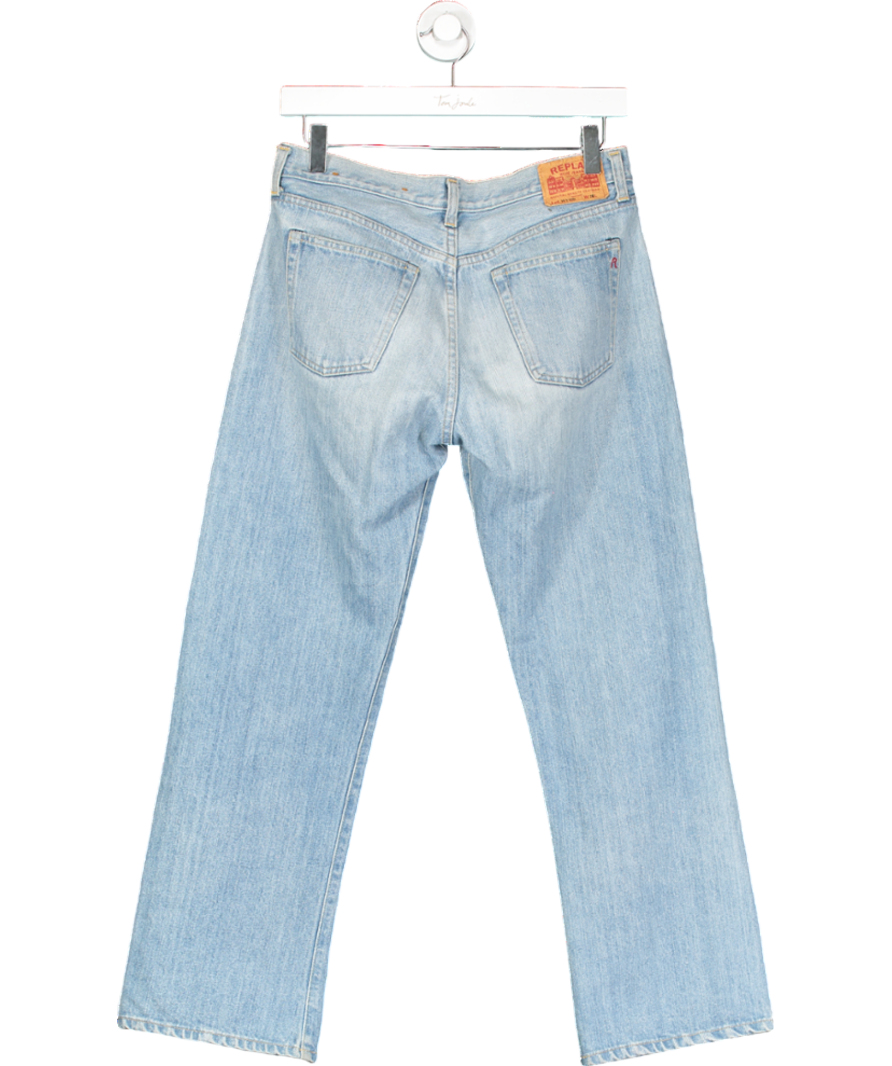 REPLAY Blue Straight Fit Jeans W25
