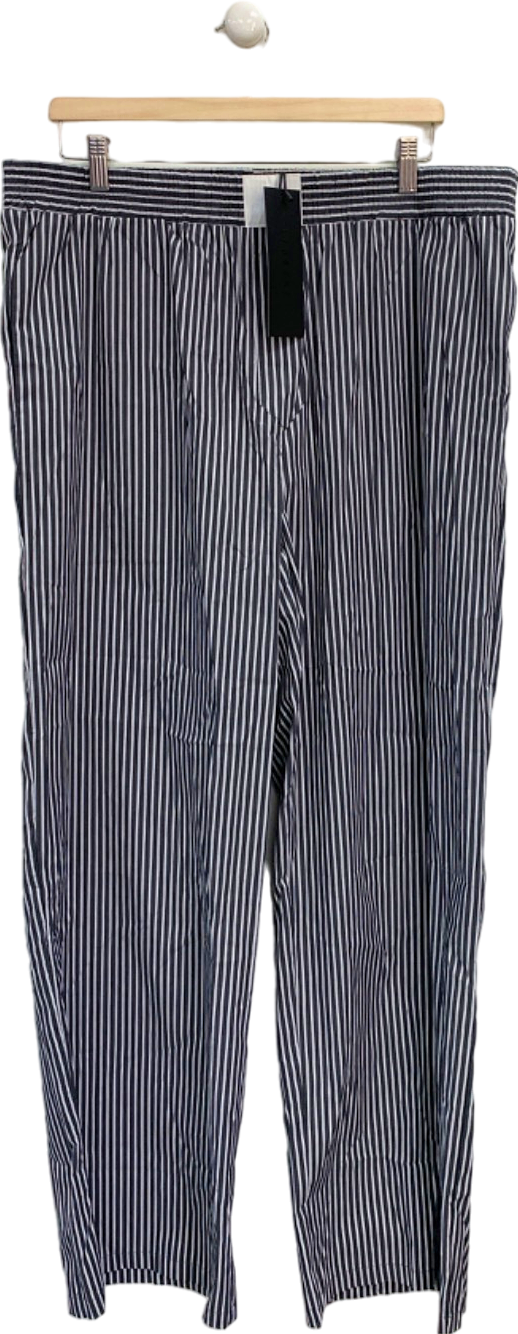 Lioness Black and White Pinstripe Trousers UK XXL