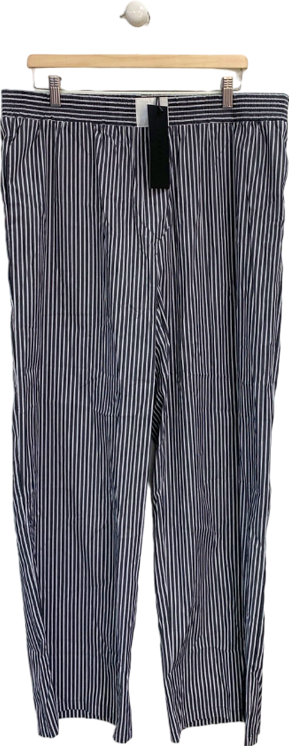 Lioness Black and White Pinstripe Trousers UK XXL