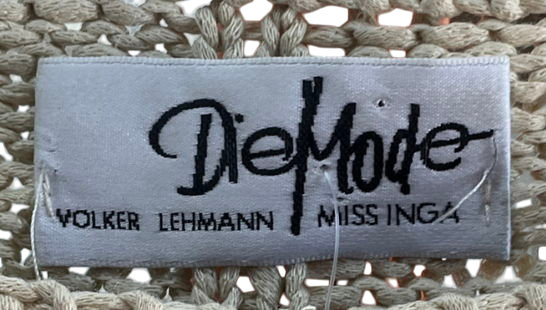 DieMODE Beige Oversized Ribbed Knit Sweater UK S