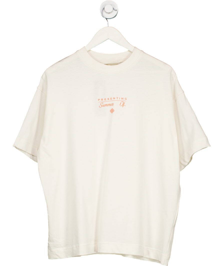 The Couture Club Cream Summer Tour T-shirt Off White UK 8