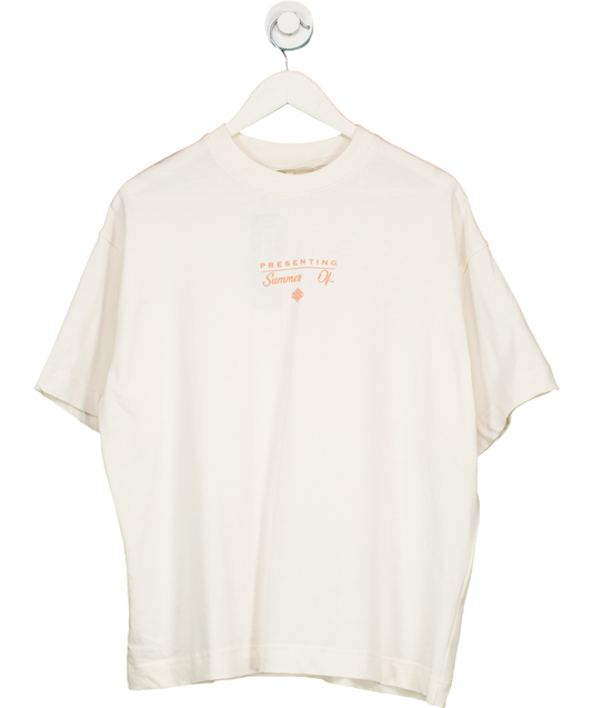 The Couture Club Cream Summer Tour T-shirt Off White UK 8