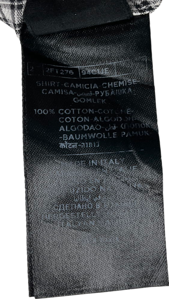 Tom Ford Black & White Check Shirt UK S