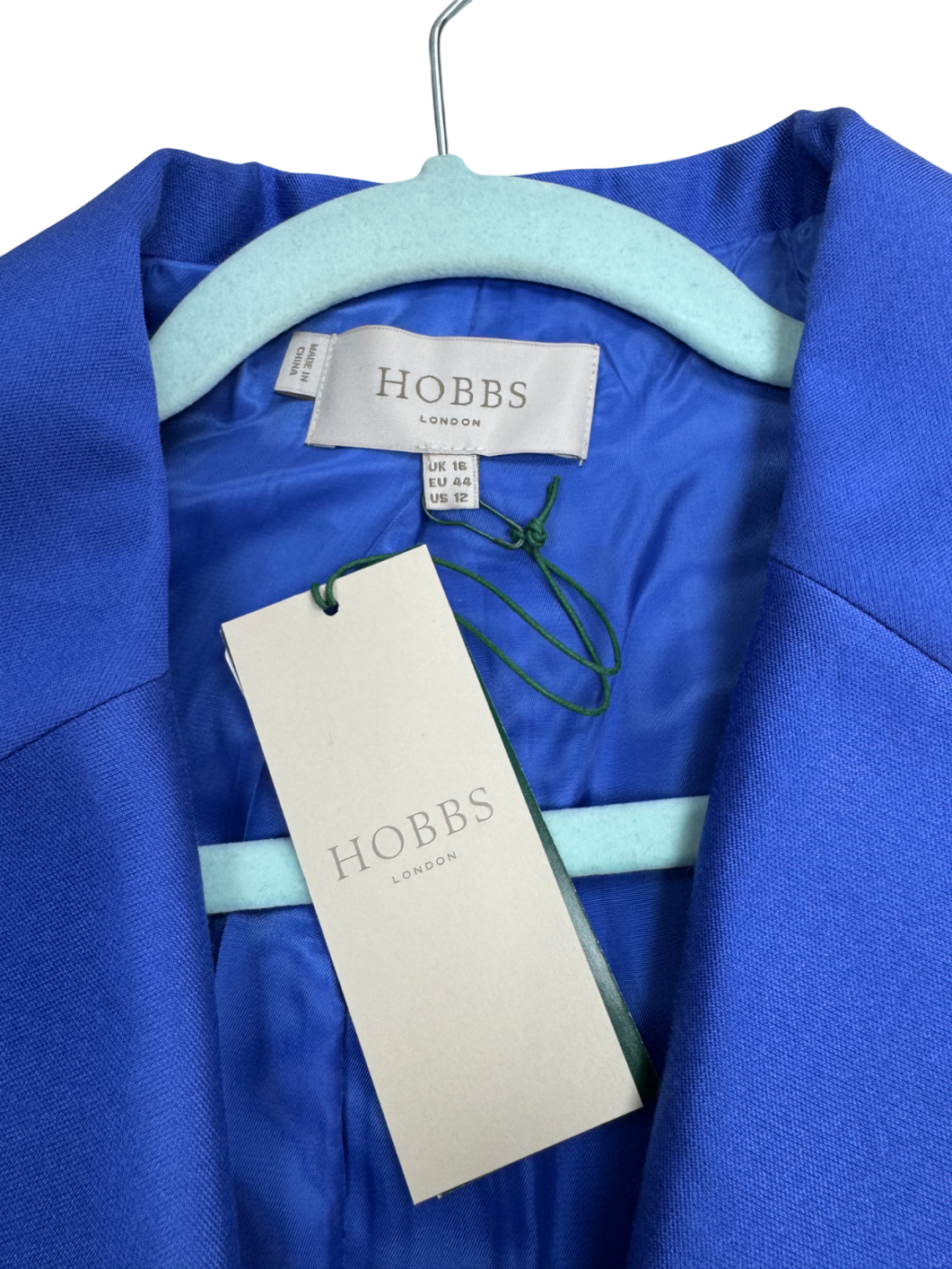 Hobbs Cobalt Blue Henriette Tailored Jacket UK 16