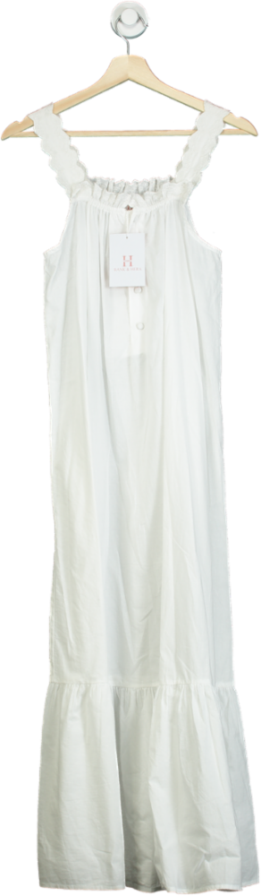 Hank & Hera White Maxi Dress UK XS