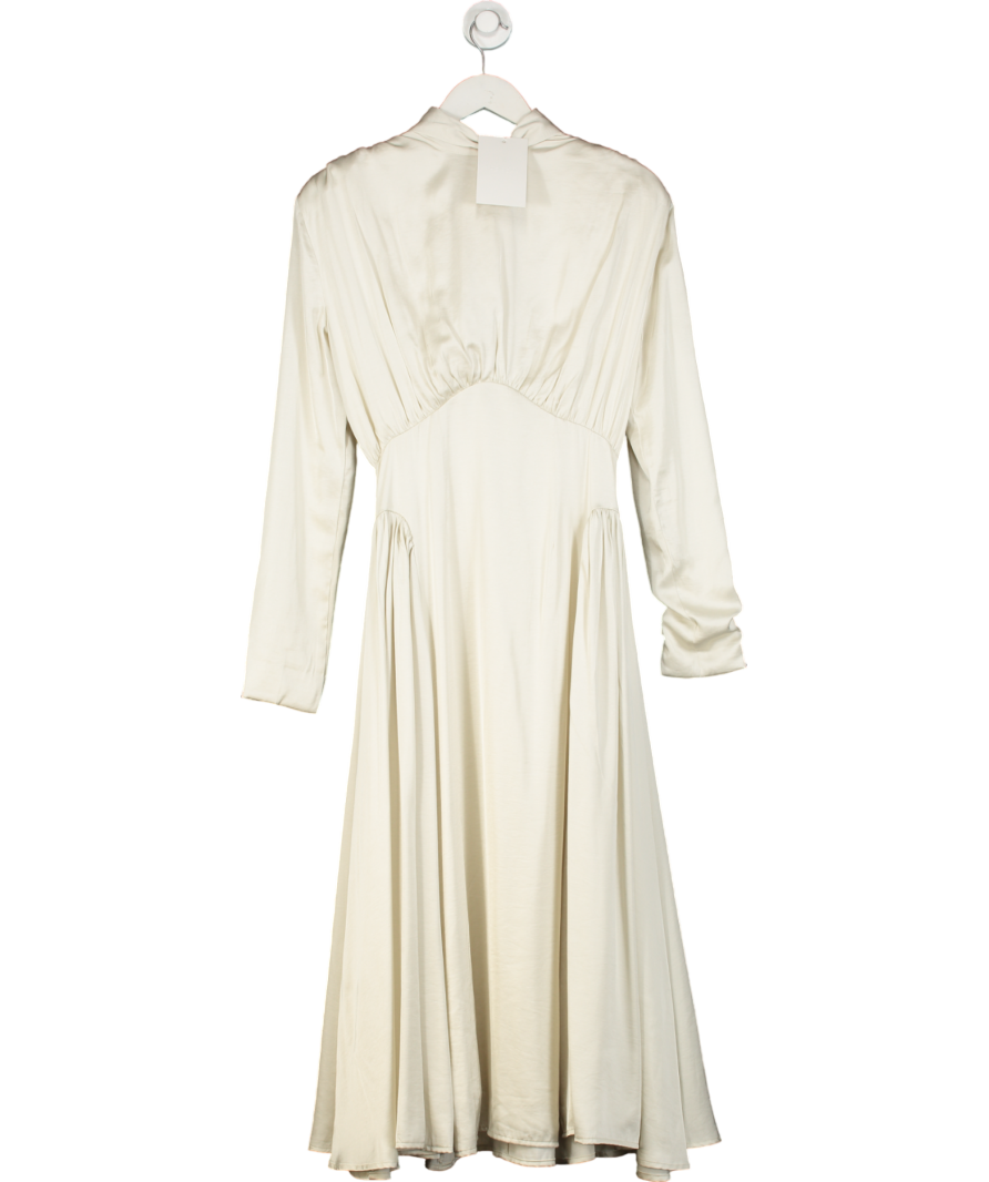 The Bekk Cream Nina High Neck Dress UK XS