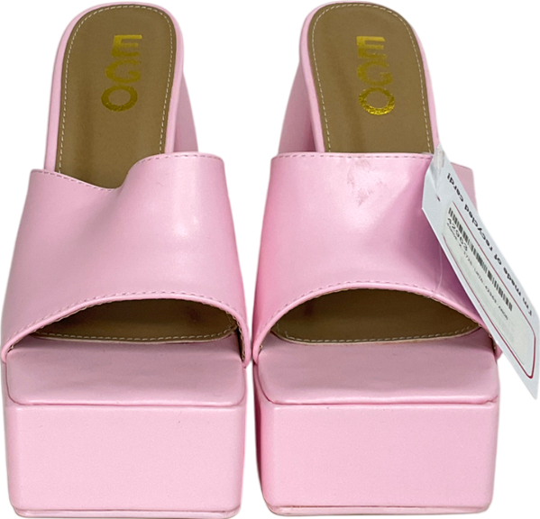 Ego Pink Extreme Platform Block Heels UK 5 EU 38 👠