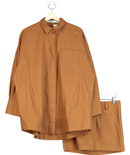 Bohemian Traders Brown Overshirt & Skirt Set UK S