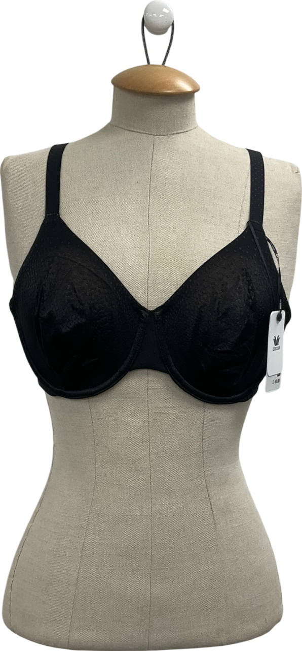Wacoal Black Back Appeal Minimiser Bra UK 32DD