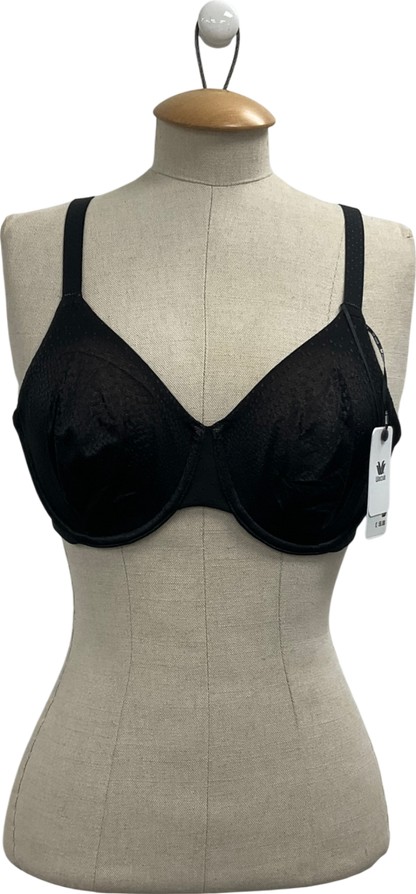 Wacoal Black Back Appeal Minimiser Bra UK 32D