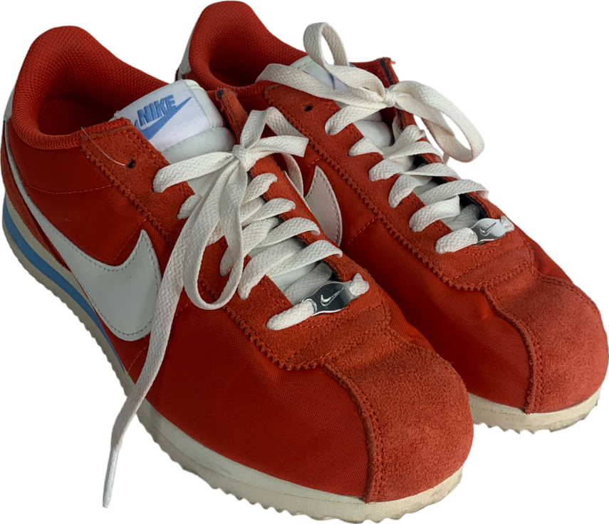 Nike Orange Womens Cortez Trainers UK 6 EU 39 👠