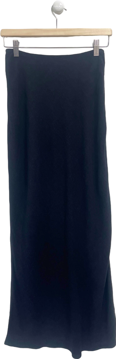 New Look Black Midi Skirt UK 8