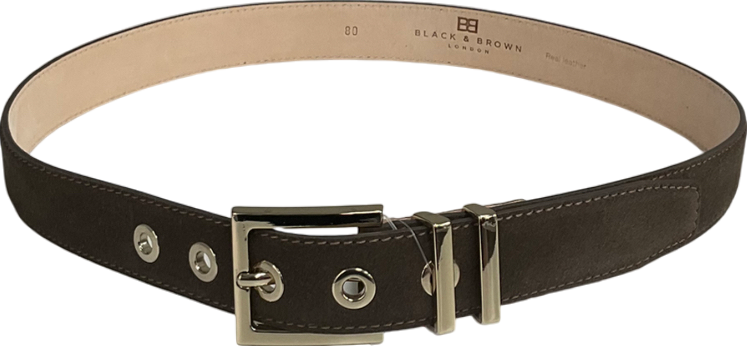 black & brown Brown Naomi Leather Belt W32