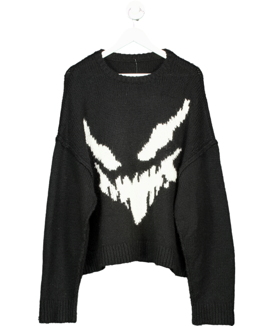 ARCANA Black GHOST Knit Jumper UK M