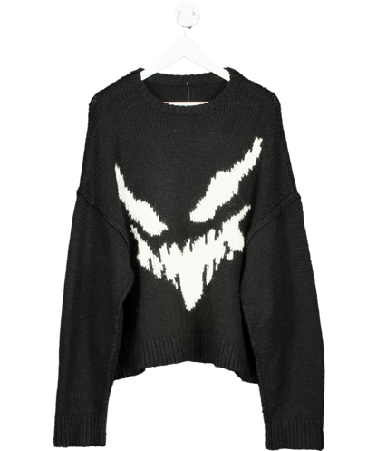 ARCANA Black GHOST Knit Jumper UK M