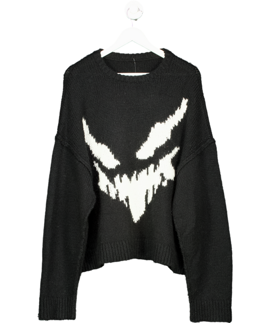 ARCANA Black GHOST Knit Jumper UK M