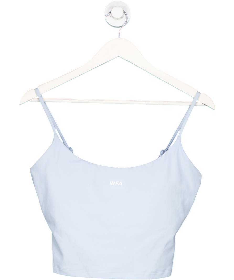 White Fox Blue More Energy Crop Top UK L