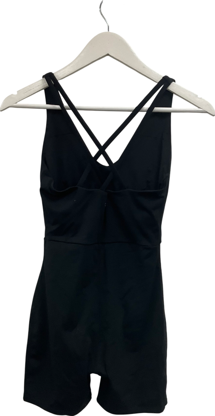 T/ALA Black Dayflex Built In Support Unitard UK S