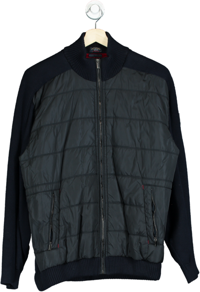 Paul & Shark Navy Cool-Touch Wool Jacket UK XXL