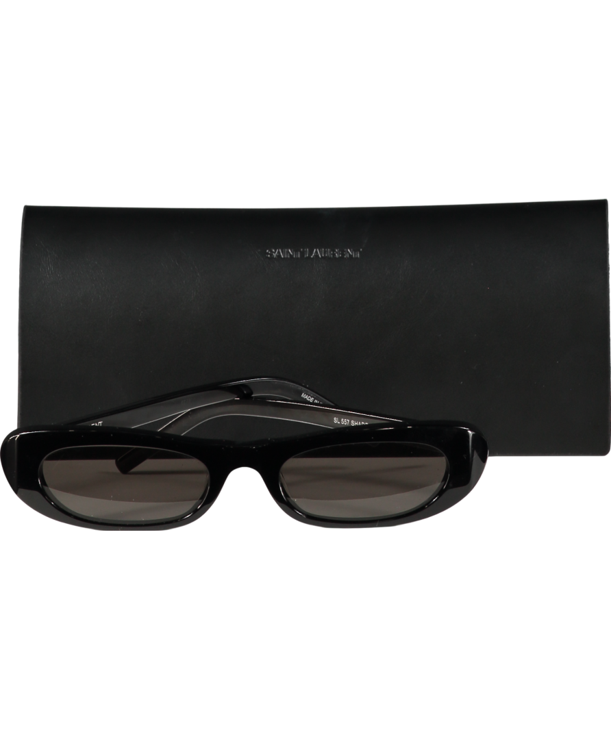 Saint Laurent Black Sl 557 Sunglasses In Case -  As Seen On Hailey Bieber & Usher One Size