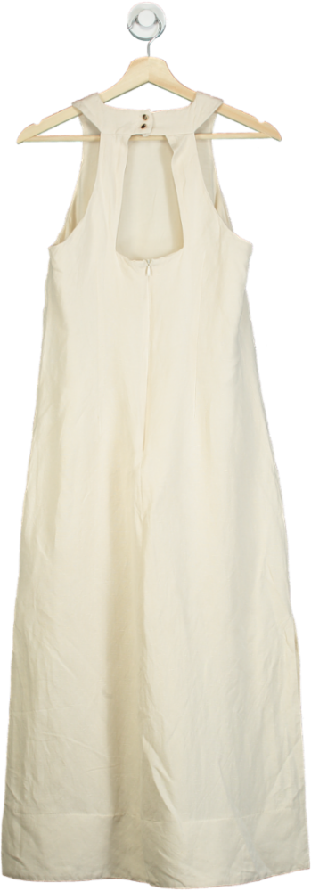 Karen Millen Cream Sleeveless Dress UK 6